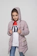 Куртка дитяча для дівчинки Джейд Nui very розмір 34 (134) колір пудра - зображення 6