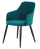 Стілець обідній Accord Melia зелений 540x600x870 мм - зображення 1