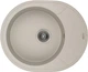 Кухонная мойка гранит GRANADO Marbella Gris (2908) + сифон одинарный для кухонной мойки Nova - изображение 1