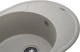 Кухонная мойка гранит GRANADO Marbella Gris (2908) + сифон одинарный для кухонной мойки Nova - изображение 4