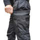 Брюки тактические Armoline POLICE BLACK. XXL - изображение 6