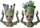 Цветочный горшок кашпо Primo Грут Groot для цветов и канцелярии (GR-04) Primo GR-04 серый - изображение 2