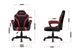 Кресло геймерское компьютерное Детское HUZARO RANGER 1.0 Red Mesh Обивка ткань - изображение 2