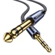 Інсертний кабель Usams HiFi AUX 3.5mm to 6.35mm Aluminum Alloy Audio Cable 1.2m - зображення 3