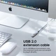 Кабель-удлинитель Joyroom 2m/3А для iPhone/iPad/Samsung/Huawei/Xiaomi/ПК и тд - изображение 5