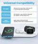 Беспроводная док-станция Joyroom 3в1 wireless charger|20W Max|для iPhone/Samsung/Apple Watch/AirPods - изображение 2