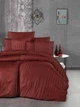 Постельный комплект из сатина де люкс First Choice DLX-226 Modalife cinnamon евро m017504 - изображение 1