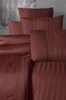 Постельный комплект из сатина де люкс First Choice DLX-226 Modalife cinnamon евро m017504 - изображение 2