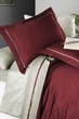 Постельный комплект First Choice S-486 Serenity dark red & beige евро m017874 - изображение 2