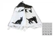 Плед хлопковый LightHouse Cats черный 140x200 2200000552105 - изображение 5