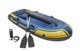 Трехместная надувная моторно-гребная лодка Intex Challenger 3 Set Pro с веслами и насосом 295х137 см (IP-170804) - изображение 3