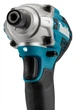 Акумуляторний ударний Електрогайкокрут Makita DTD156Z LXT (18В, 155Нм, 1/4 ") без АКБ і зарядного пристрою (4259) - зображення 4