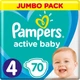 Подгузник Pampers Active Baby Maxi Размер 4 (9-14 кг), 70 шт. (8001090948250) - изображение 1