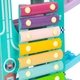 Дерев'яний швидкісний спуск Ecotoys ксилофон + 6 машинок (ME115) (5903769970568) - зображення 5
