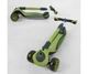 Самокат трехколесный Best Scooter C04909, усиленный, складной, со светящимися колесами, Зеленый - изображение 2