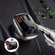Автомобильный FM - трансмиттер Baseus T-typed – bluetooth соединение MP3 Быстрая зарядка Type-C S13 – ФМ в машину Чёрный - изображение 1