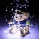 Гирлянда светодиодная LTL Капля Росы нить 50 LED 5м от батареек и USB новогодняя гирлянда на елку холодный белый - изображение 4