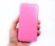 Чохол-фліп Caseshop для Samsung Galaxy J1 mini J105H із натуральної шкіри рожевий - зображення 2