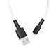 Кабель зарядки BOROFONE BX31 (2.4A) (1M) та синхронізації для Apple Lightning to USB для iOS пристроїв iPhone Білий - изображение 1