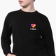 Свитшот для девочек Лайк (Likee) (9509-1035) 146-152 см Черный - изображение 2