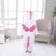 Пижама Кигуруми Детская Для Девочек Kigurumi Единорог Пегас Белый с розовым 165-175 см. (2008) - изображение 2