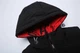 Мужской стеганый дутый двухсторонний непромокаемый жилет с капюшоном Glo-Story MMJ-2512 черный M размер - изображение 4