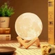 Ночник Светильник настольный 3D Moon Light Lamp Луна на пульте и сенсорное управление 14,5 см с аккумулятором 16 цветов GS-3541 - изображение 6