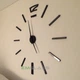 Часы настенные 3D DIY Clock Большие Черные Стрелка 31 см Необычные 3Д Наклейка стикер для дома и офиса GS-3726 - изображение 4