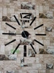 Часы настенные 3D DIY Clock Большие Черные Стрелка 31 см Необычные 3Д Наклейка стикер для дома и офиса GS-3726 - изображение 9