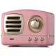 Бездротова колонка Epik Retro Wireless Speaker|3W, Bluetooth, MicroSD, USB, AUX| Pink - зображення 4