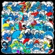 Набор наклеек Смурфики The Smurfs 50 шт - изображение 1