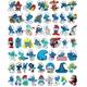 Набор наклеек Смурфики The Smurfs 50 шт - изображение 2