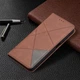 Чохол-книжка з кишеньками UniCase Geometric Pattern для Samsung Galaxy A22 (A225) / M22 (M225) - Coffee - зображення 5