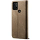 Чехол-книжка UniCase Jeans Wallet для Motorola Moto G10 / Moto G20 / Moto G30 - Khaki - изображение 3