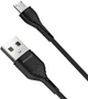 Кабель Grand-X USB-micro USB 3A 1 м Black (PM-03B) - зображення 3