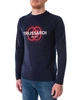 Футболка Лонгслів чоловіча TRUSSARDI JEANS (52T00540-1T005461-U290/21-22-3) Синій L - изображение 1