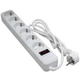 Фільтр живлення Patron 3m (SP-1063W), 6 розеток White (EXT-PN-SP-1063W) - зображення 1