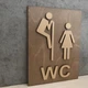 Табличка WC 15х20см 3+3мм - изображение 2