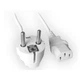 Кабель питания C13 1.8m white Cablexpert (PC-186W-VDE) - изображение 3