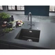 Кухонна мийка Grohe EX Sink K700 Undermount, чорний (31653AP0) - изображение 4