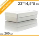 Коробка для суші, 23*14,5*5см, 200 шт, Світ упаковки, біла - зображення 1