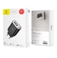 Мережевий зарядний пристрій Baseus Mirror Lake Intelligent Digital Display 3USB Travel Charger 3.4 A (EU) Black (CCALL-BH01) - зображення 6
