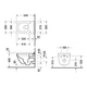 Унитаз подвесной Rimless (безободковый) Duravit Starck 3 с сиденьем Soft Close (45270900A1) - изображение 3