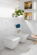 Биде подвесное Villeroy & Boch Finion 56х37,5 см (ярко-белый ceramicplus) (446500R1) - изображение 5