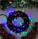 Уличная водостойкая гирлянда нить 100 LED черный каучук, 10 метров мульти SZ-1431-54 - изображение 1
