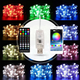 Smart Гірлянда RGB з пультом, керуванням через смартфон, USB живлення - 20 метрів/200 лампочок - зображення 6