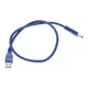 Кабель Ewell USB 3.0 AM - AM, 1.5 м, 28 AWG, синій (EW298) - зображення 2