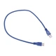 Кабель Ewell USB 3.0 AM - AM, 1.5 м, 28 AWG, синій (EW298) - зображення 4