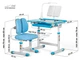 Комплект парта и стульчик Evo-kids BD-23 (стол+стул+полка+лампа) столешница белая / цвет пластика розовый BD-23 PN - изображение 3