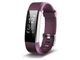 Розумний Фітнес Браслет Supero Smart Band Id115 Original Plus З Пульсометром Фіолетовий - зображення 1